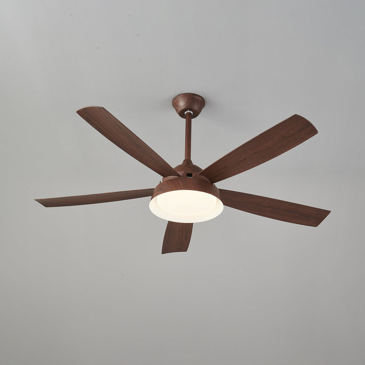 Orvino Hout Plafondventilator met lamp