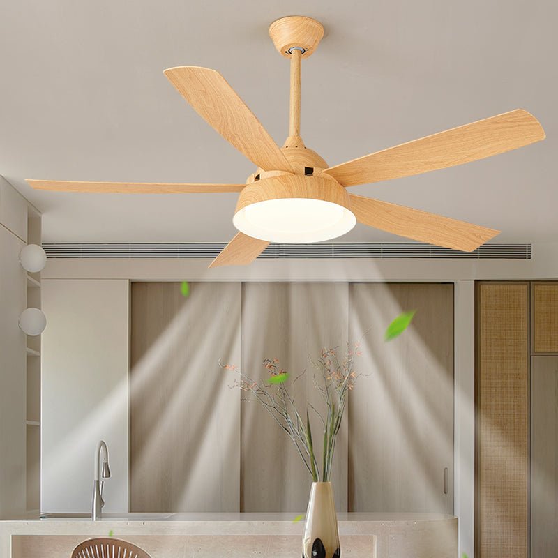 Orvino Hout Plafondventilator met lamp