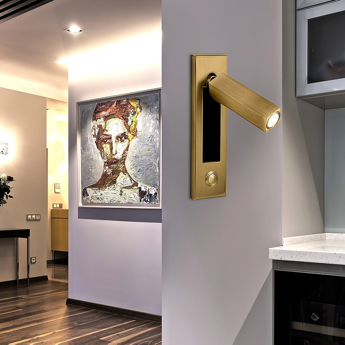 Velerelia ingebouwde wandlamp met stekker