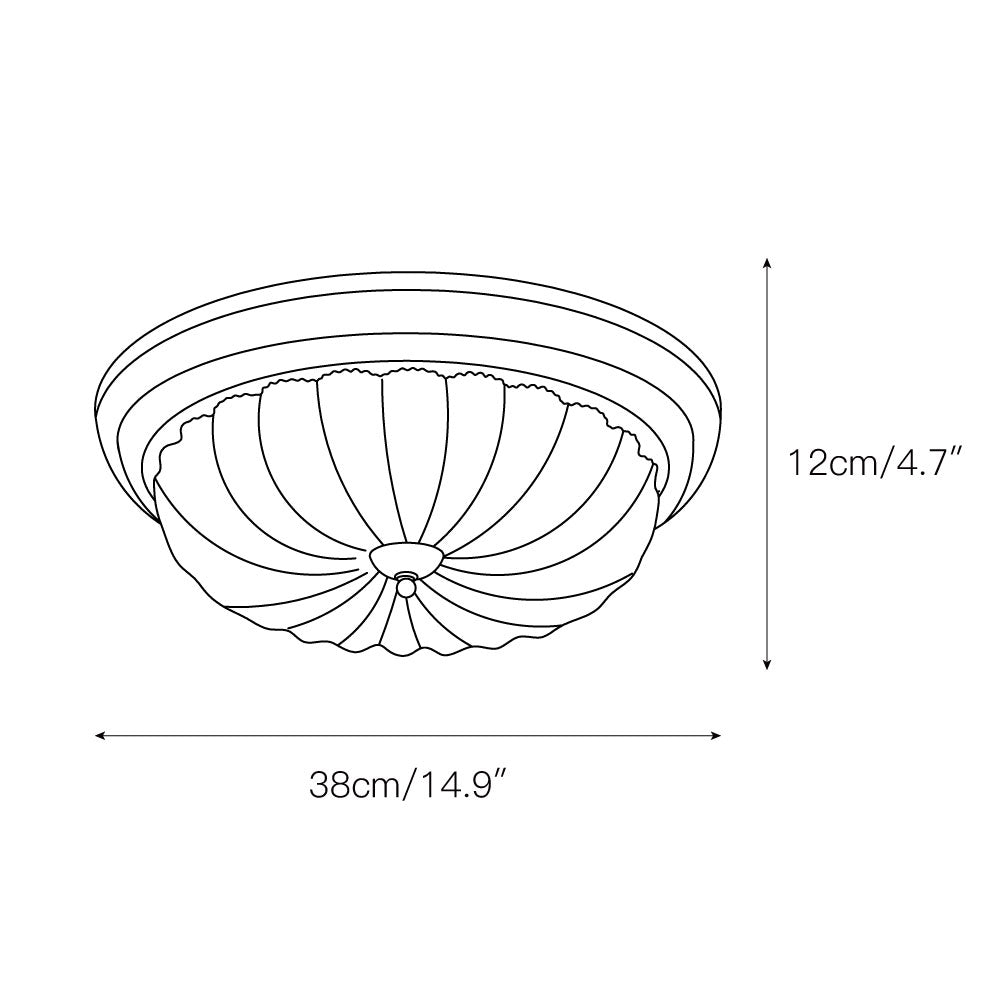 Liorireon glazen plafondlamp