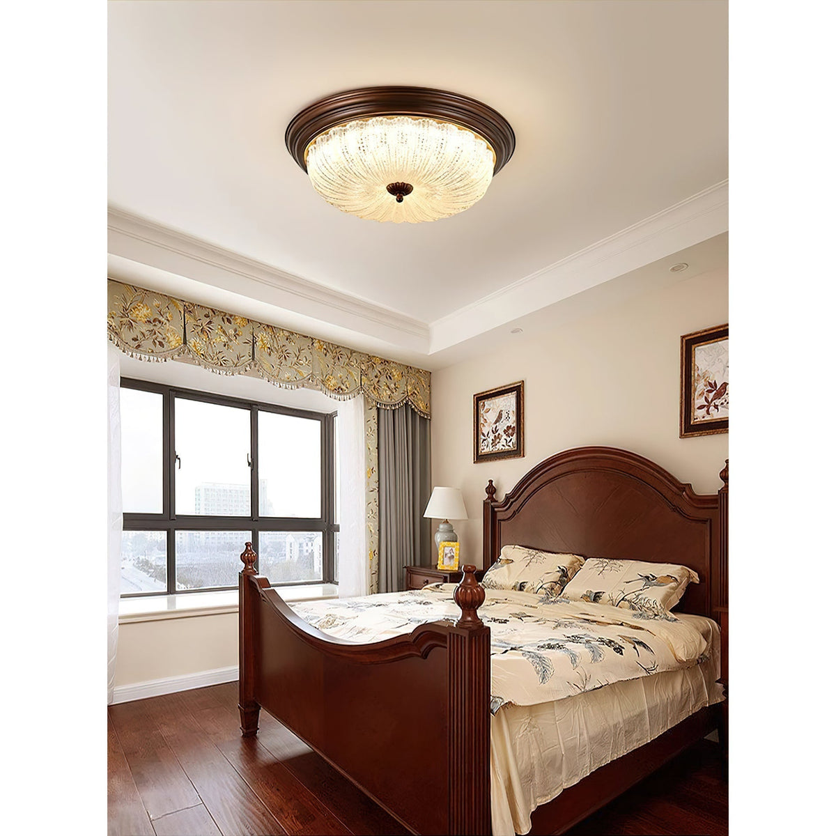 Liorireon glazen plafondlamp