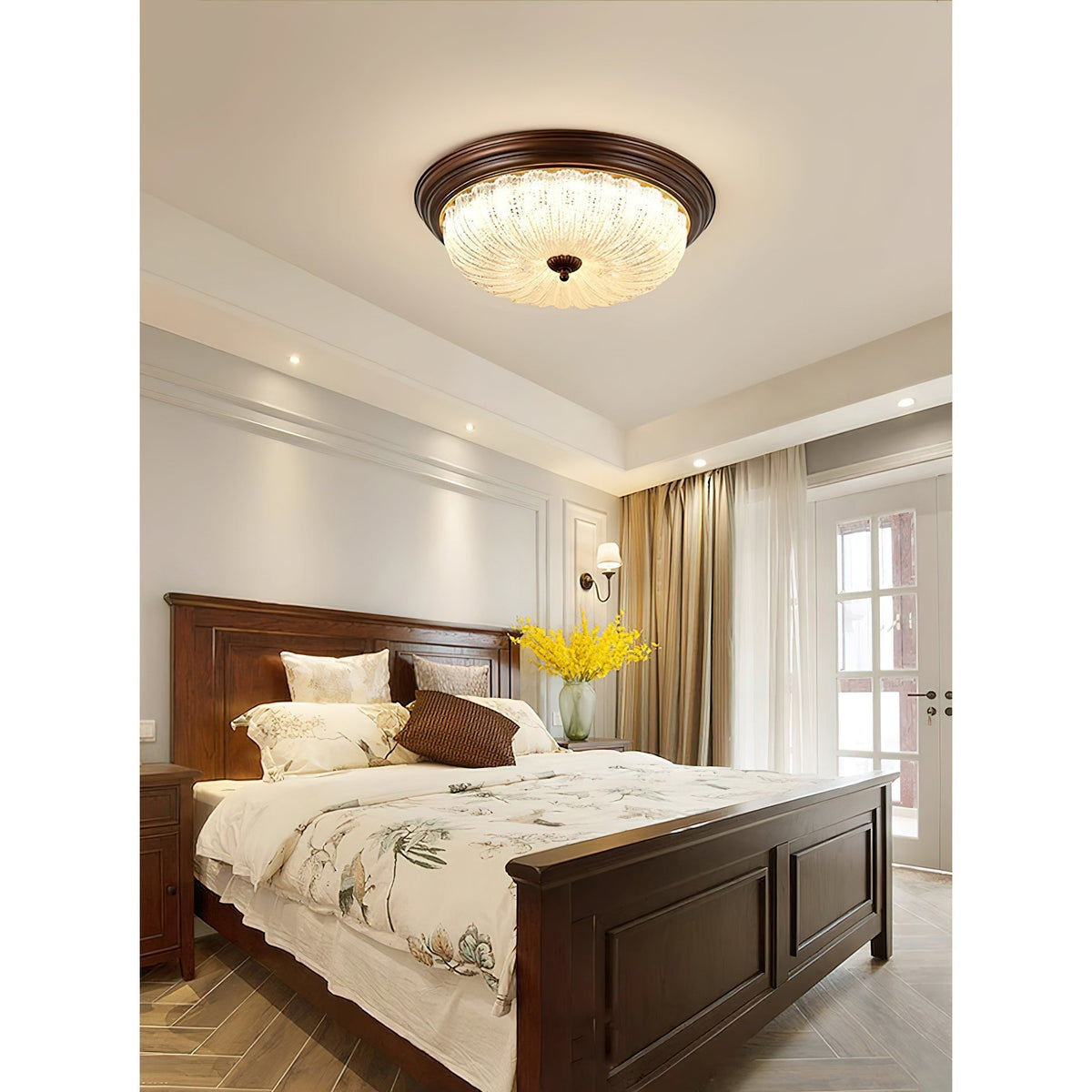 Liorireon glazen plafondlamp
