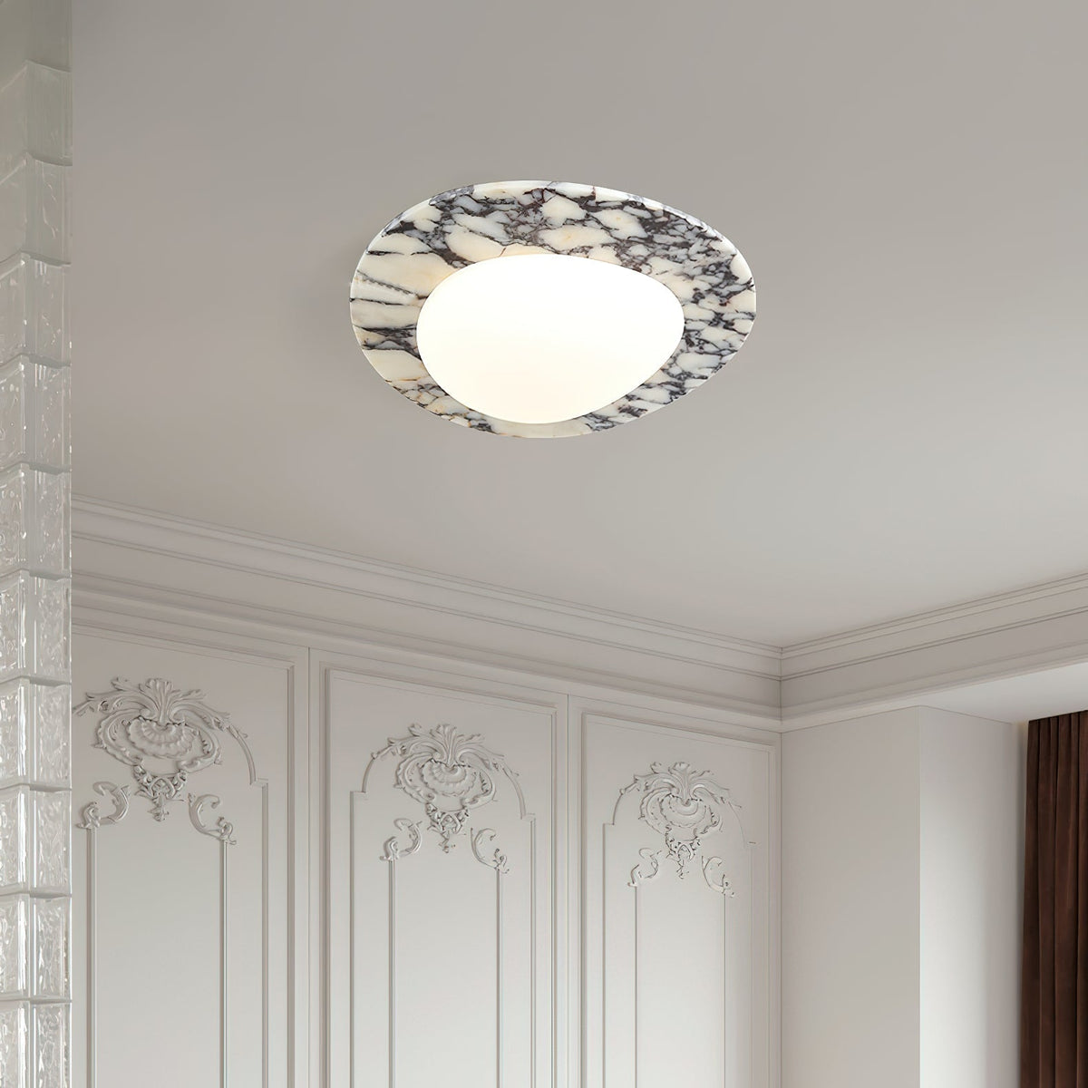 Marbled plafondlamp