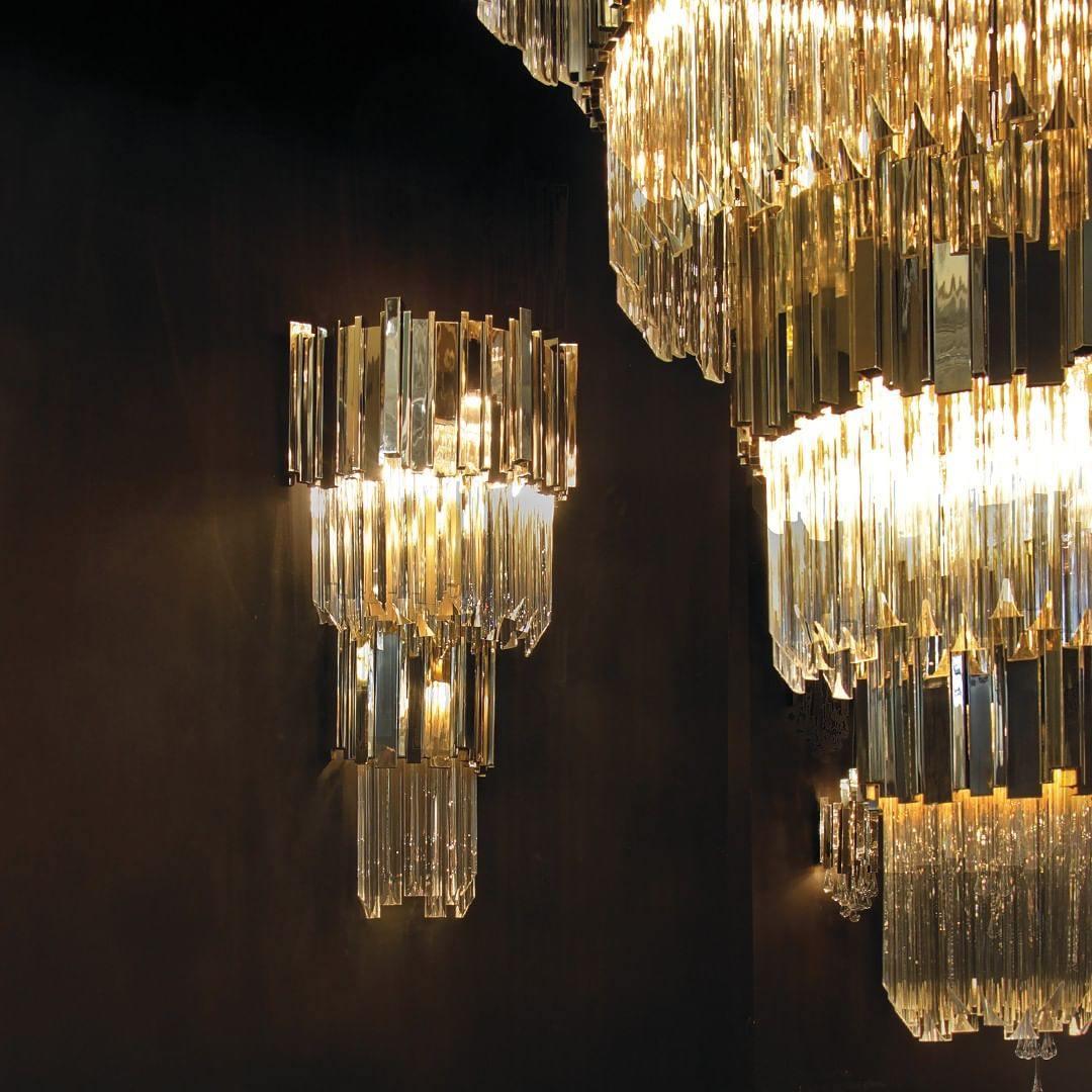Avenu Kroonluchter Goud Kristal Gouden