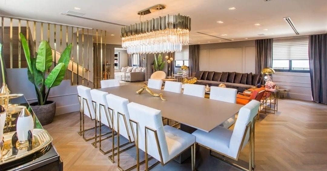 Avenu Kroonluchter Goud Kristal Gouden