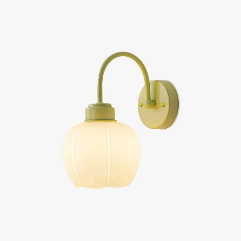 Alliraris betoverende glazen bloemvormige wandlamp
