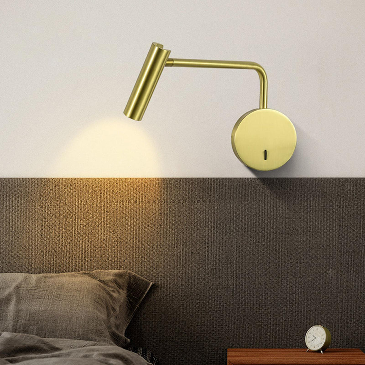 Kiroxen Minimalistische wandlamp met LED-schijf