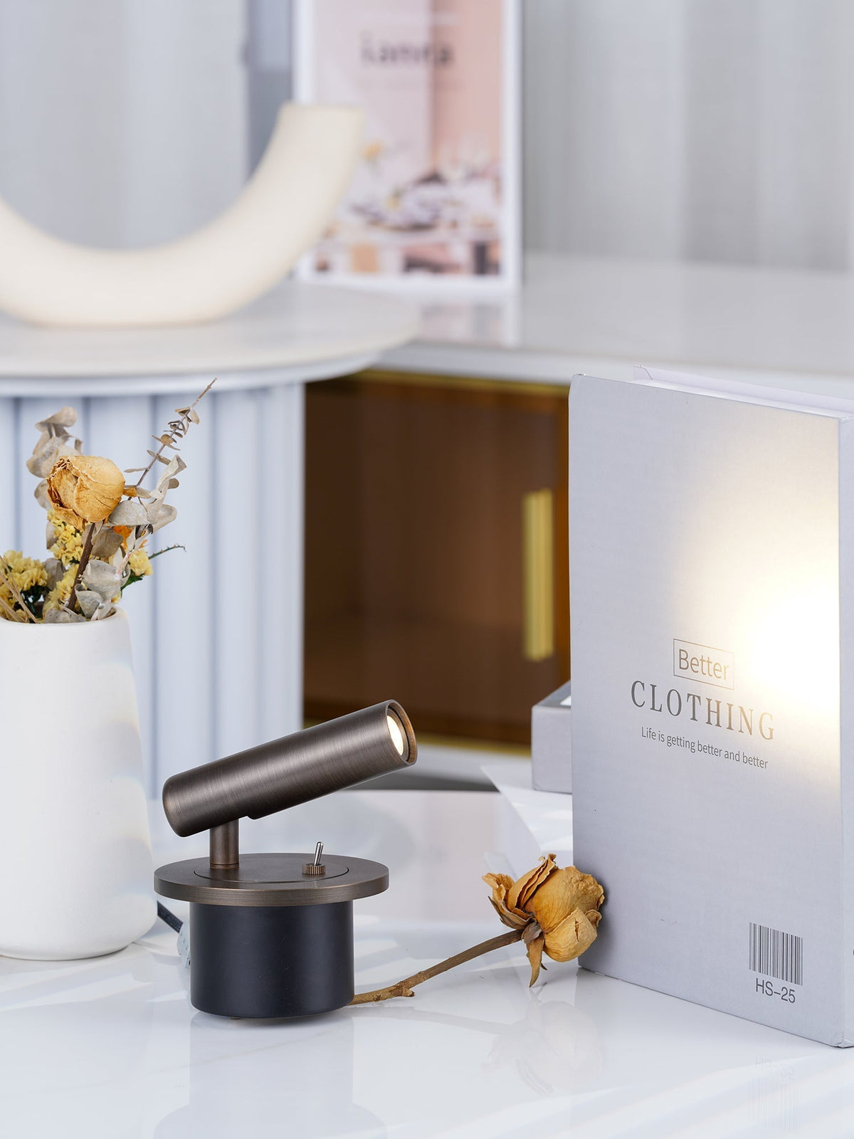 Galenor moderne minimalistische lees-wandlamp