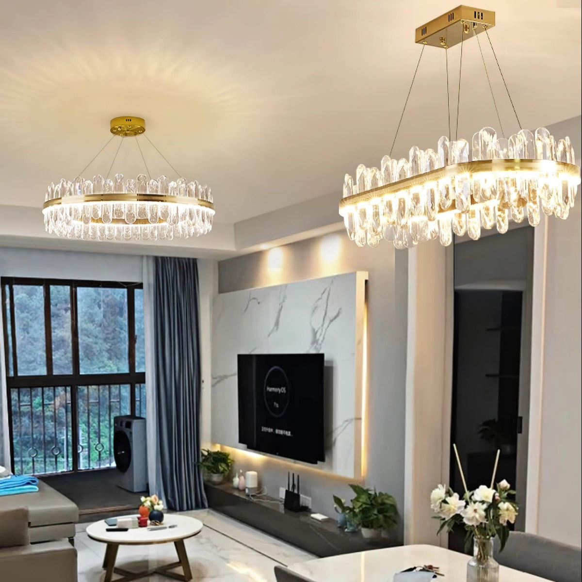 Xoriel Postmodern luxe Kristal Kroonluchter