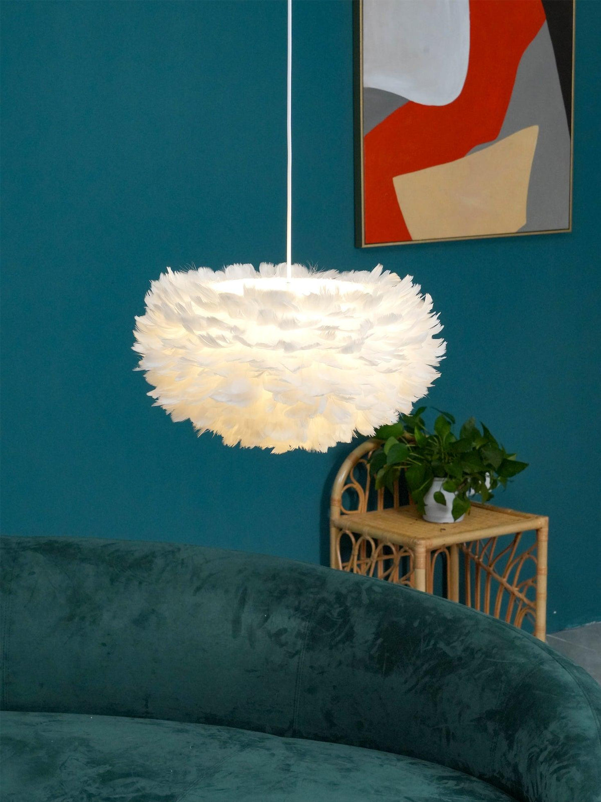 Deveno Feathers hanglamp