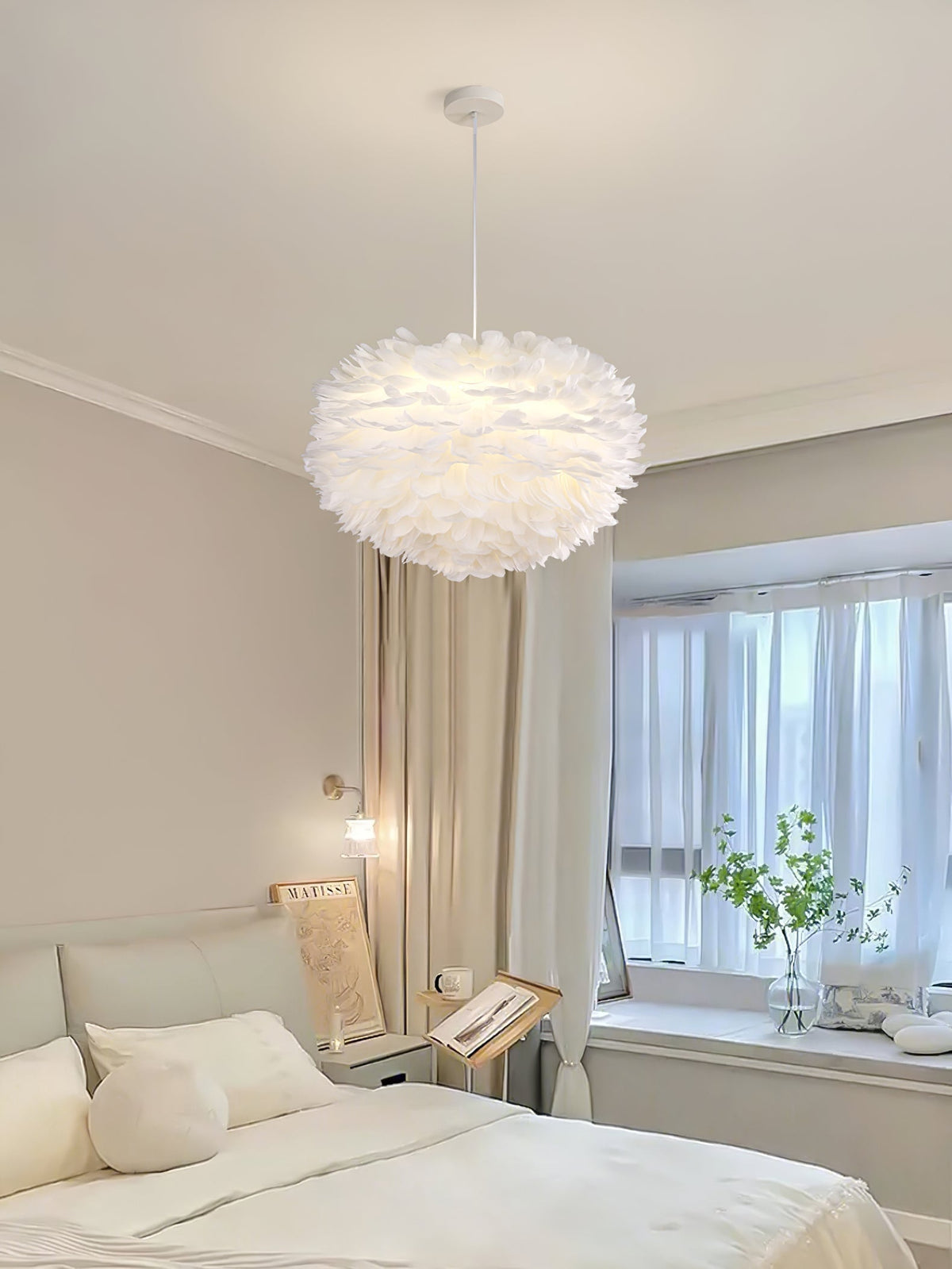 Deveno Feathers hanglamp