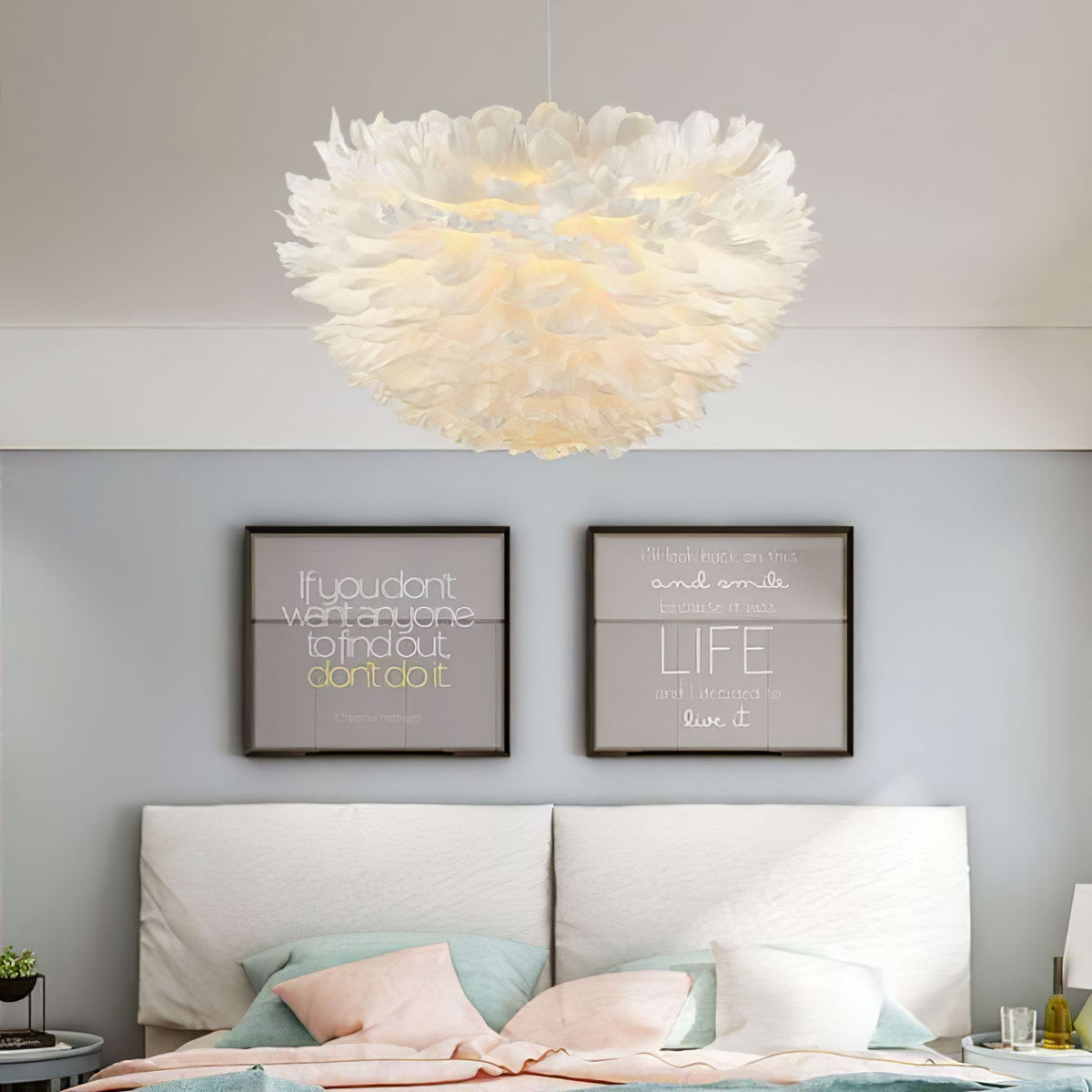 Deveno Feathers hanglamp