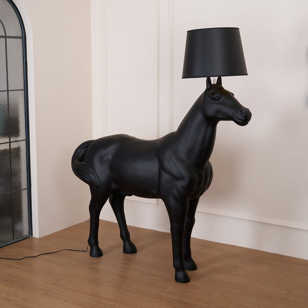 Miron Plastic stof vloerlamp