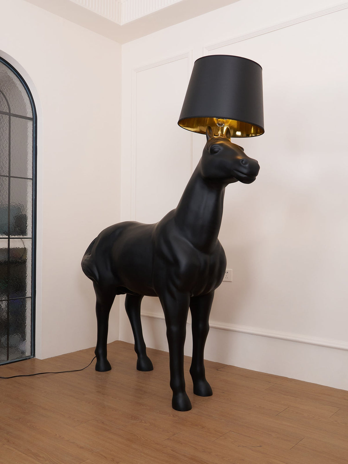 Miron Plastic stof vloerlamp