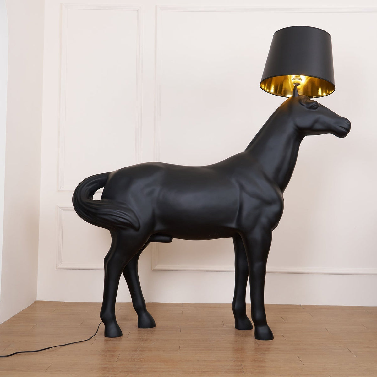 Miron Plastic stof vloerlamp