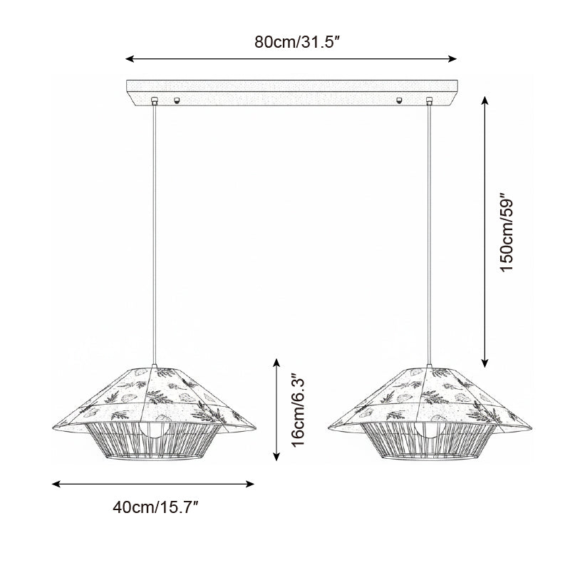 Viraanise hanglamp