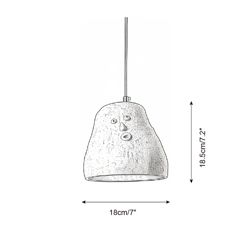 Caleaya hanglamp grijs cement modern woonkamer | Cielum