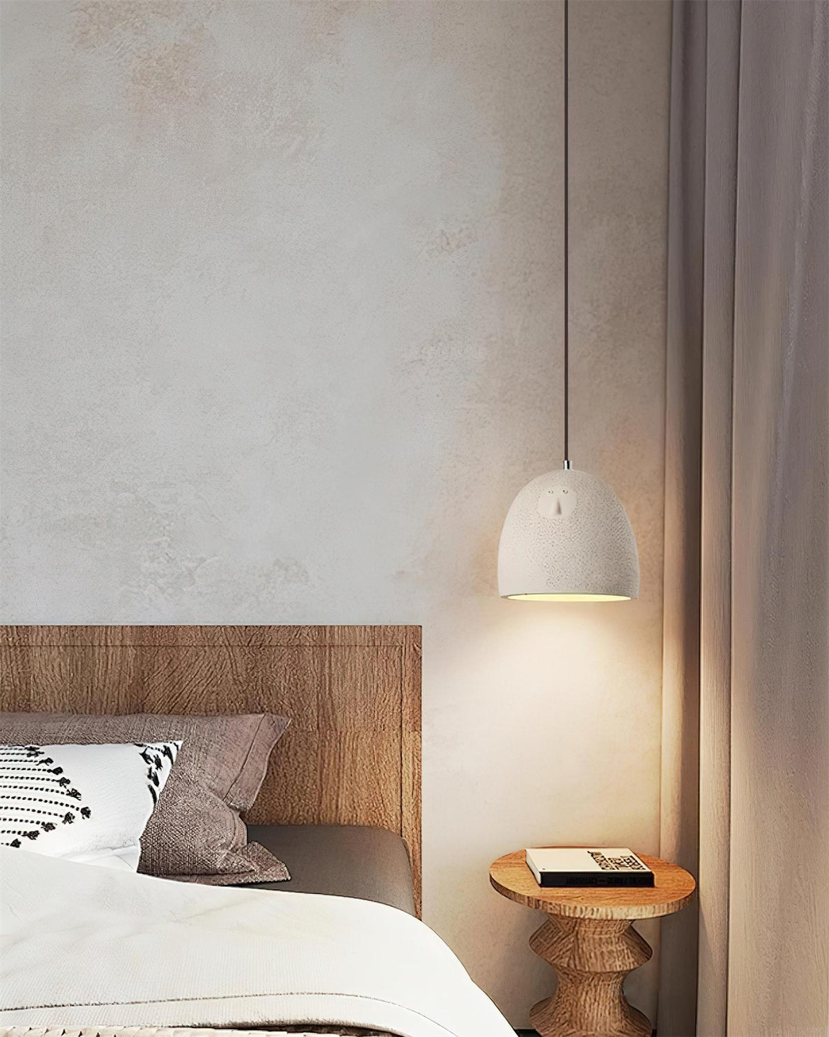 Caleaya hanglamp grijs cement modern woonkamer | Cielum