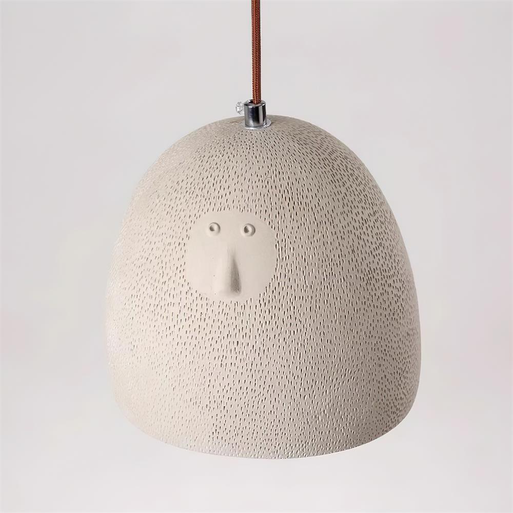 Caleaya hanglamp grijs cement modern woonkamer | Cielum