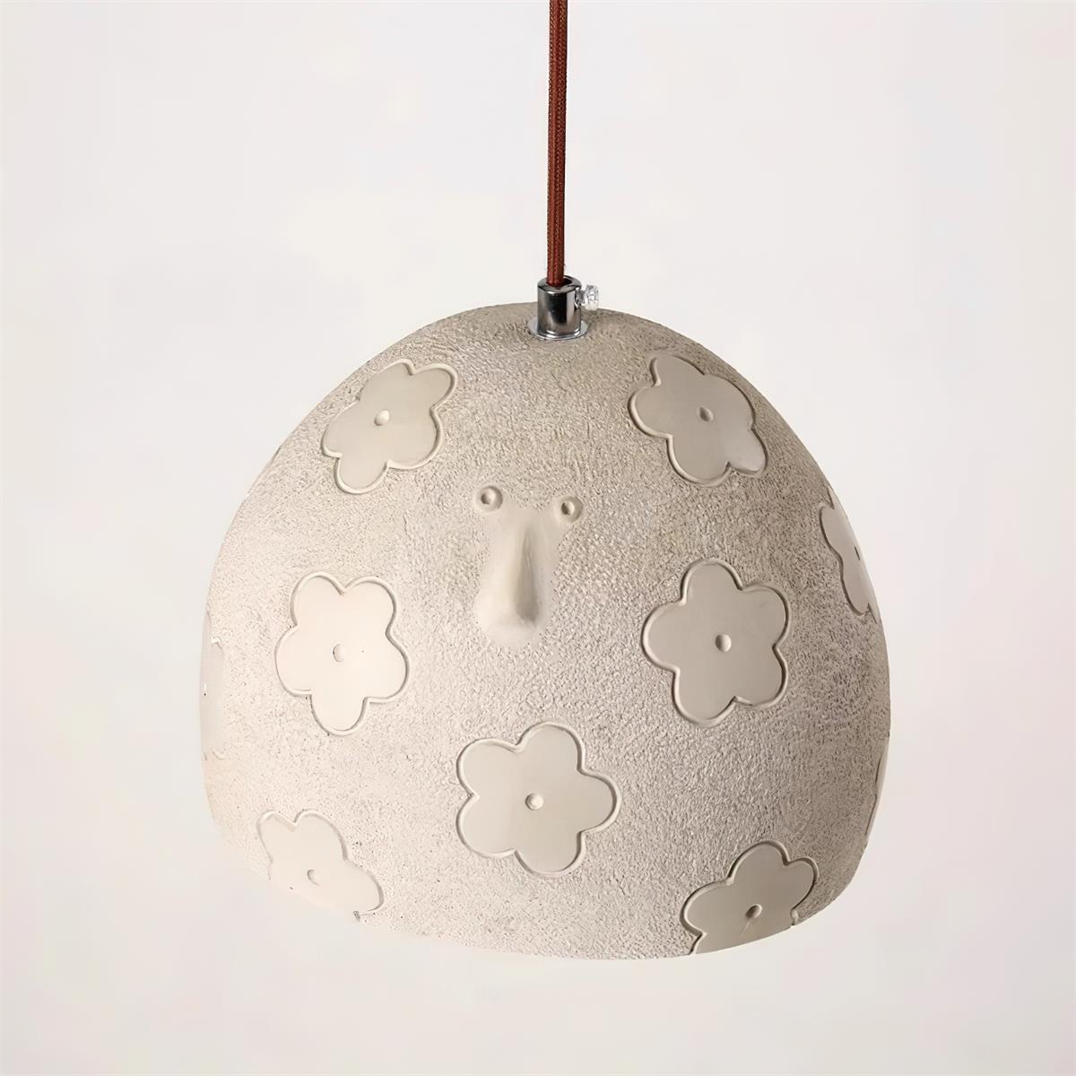 Caleaya hanglamp grijs cement modern woonkamer | Cielum