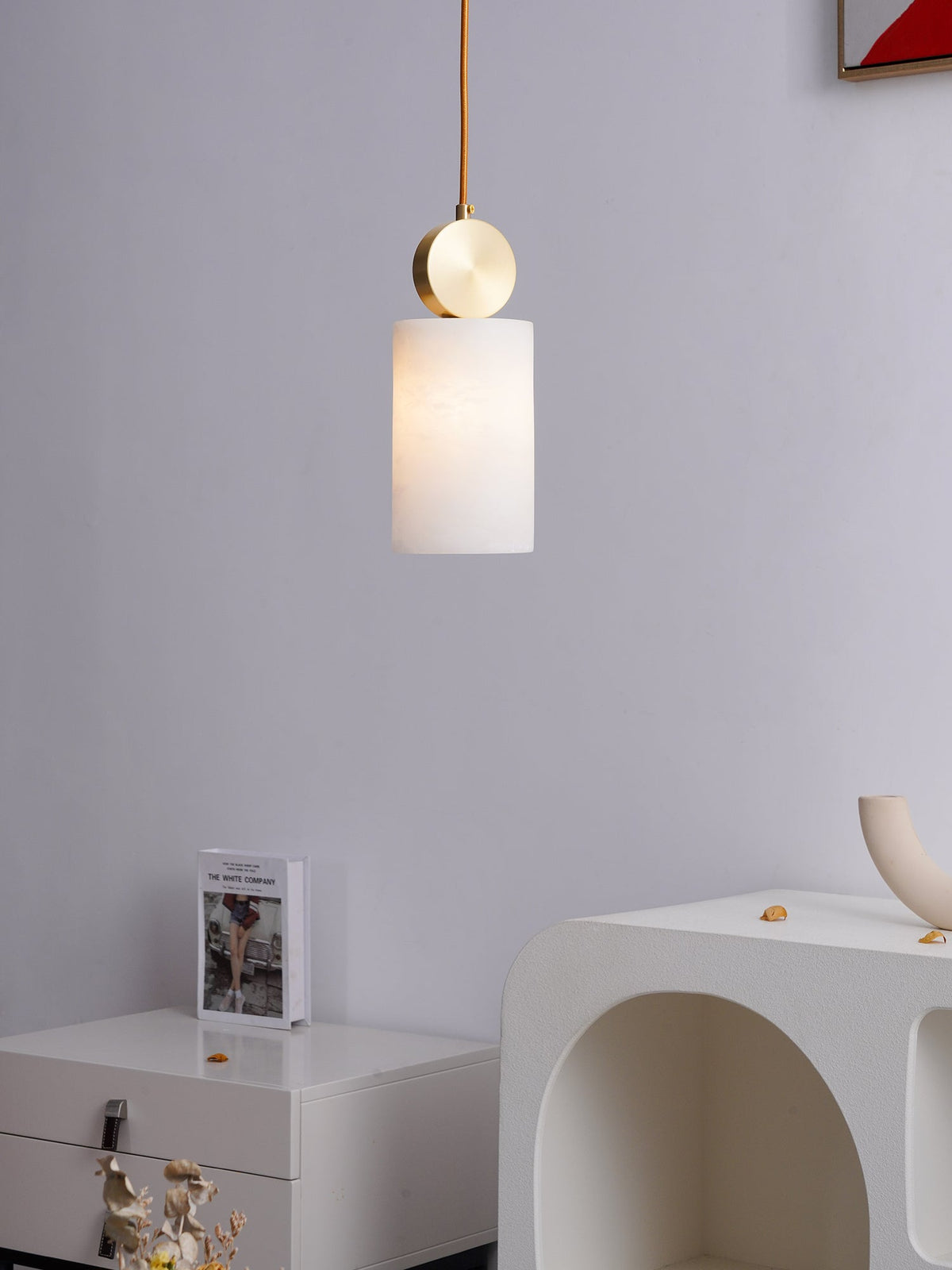 Salen hanglamp Albast & messing