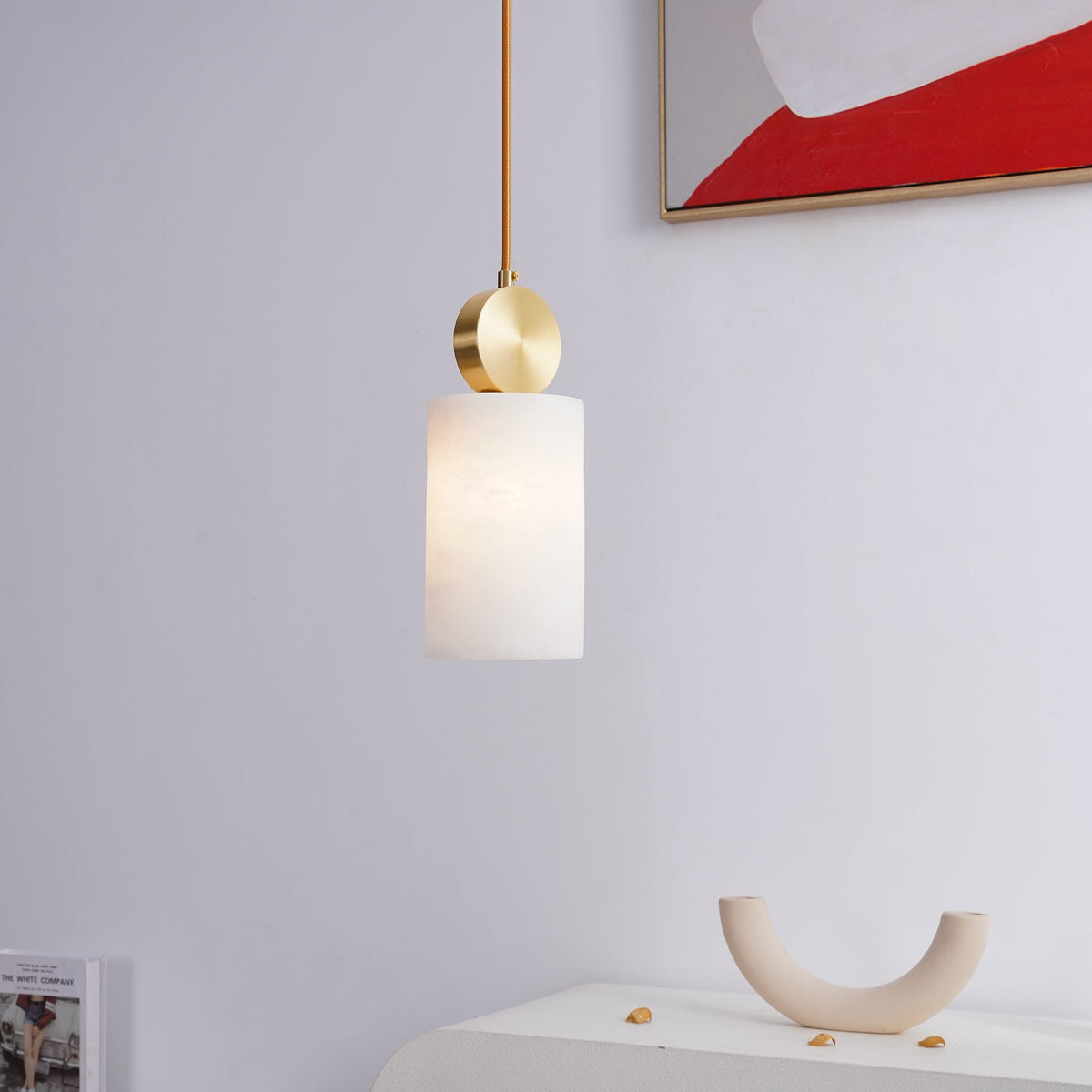 Salen hanglamp Albast & messing