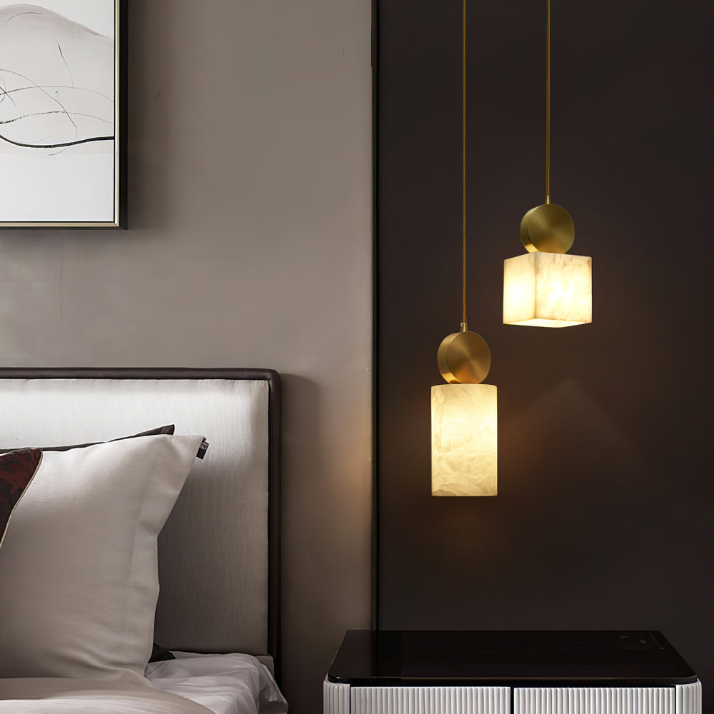 Salen hanglamp Albast & messing