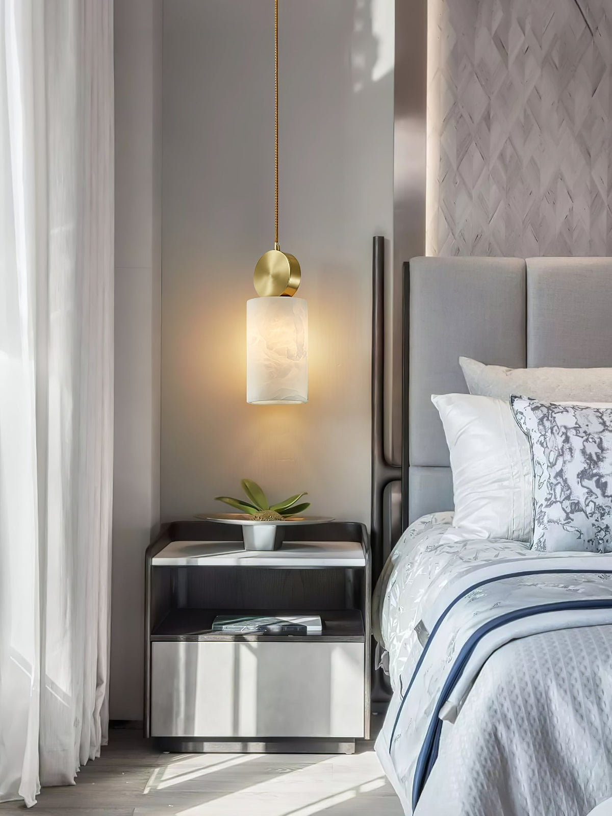 Salen hanglamp Albast & messing