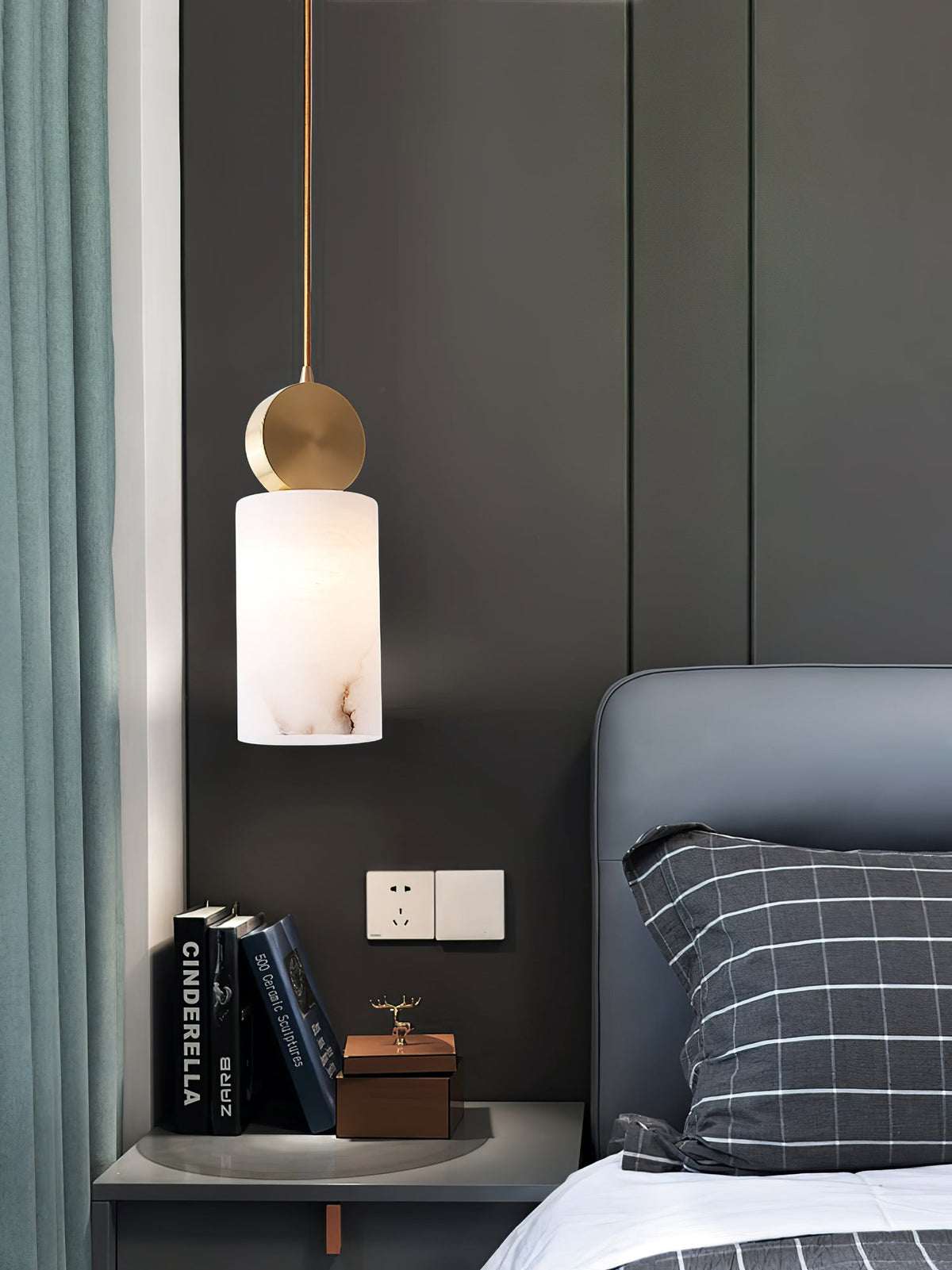 Salen hanglamp Albast & messing
