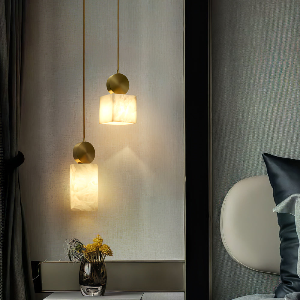 Salen hanglamp Albast & messing