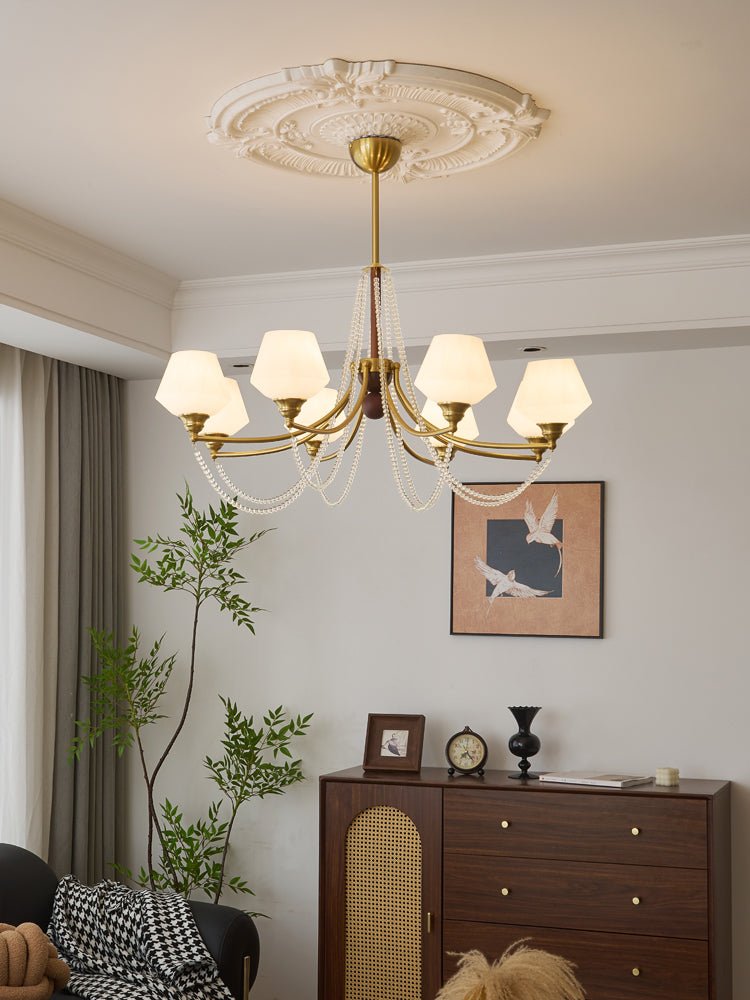 Othaus Traditionele Elegantie Vintage Hout Kroonluchter