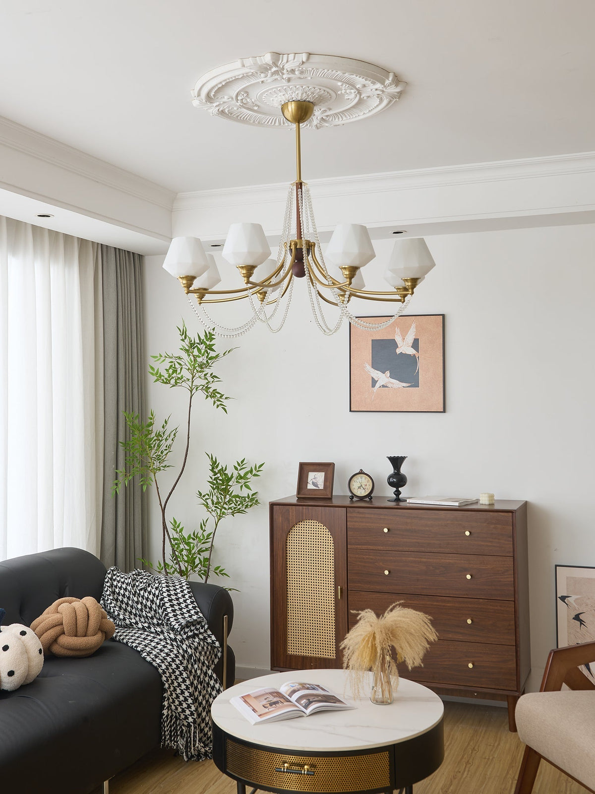 Othaus Traditionele Elegantie Vintage Hout Kroonluchter