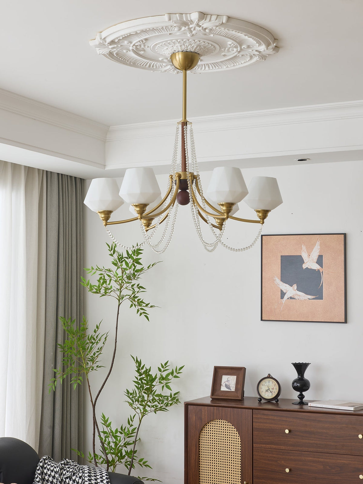 Othaus Traditionele Elegantie Vintage Hout Kroonluchter