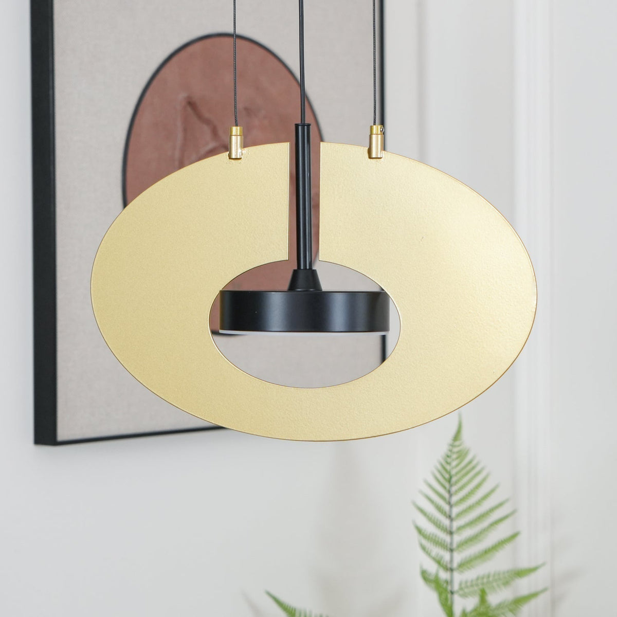 Sirixy hanglamp ovaal ring geometrisch