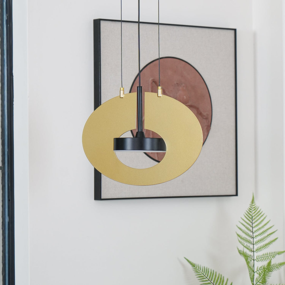 Sirixy hanglamp ovaal ring geometrisch