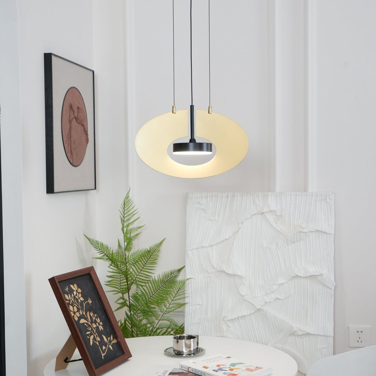 Sirixy hanglamp ovaal ring geometrisch