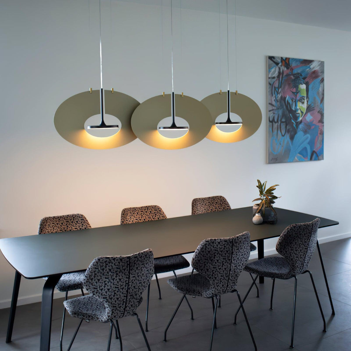 Sirixy hanglamp ovaal ring geometrisch