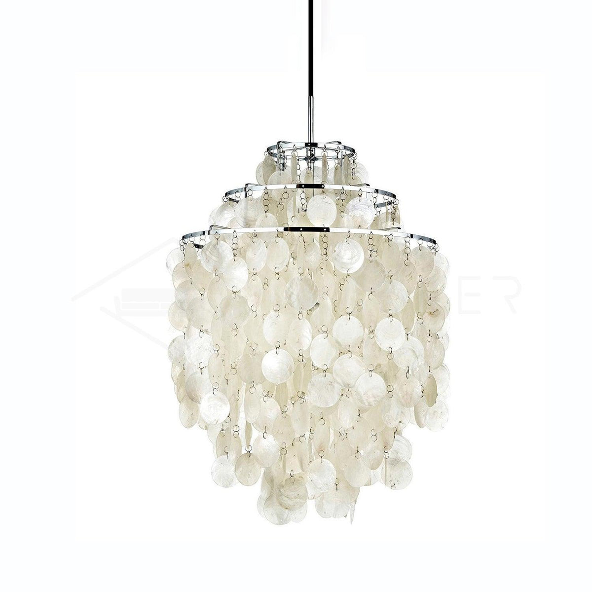 Rivena hanglamp Ronde Schelp Ring