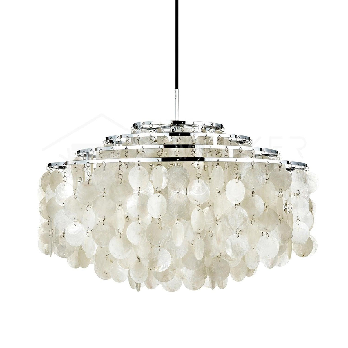Rivena hanglamp Ronde Schelp Ring