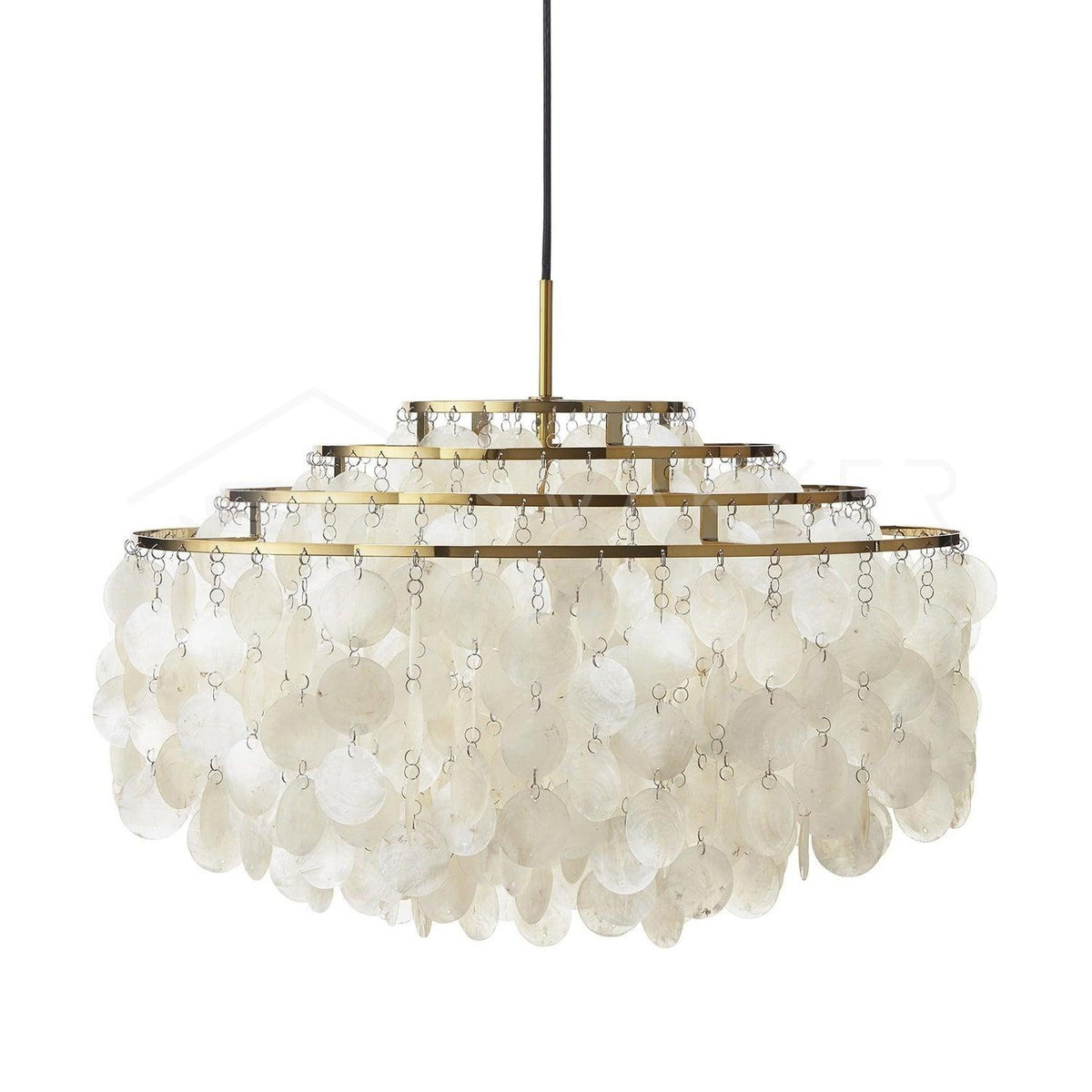 Rivena hanglamp Ronde Schelp Ring