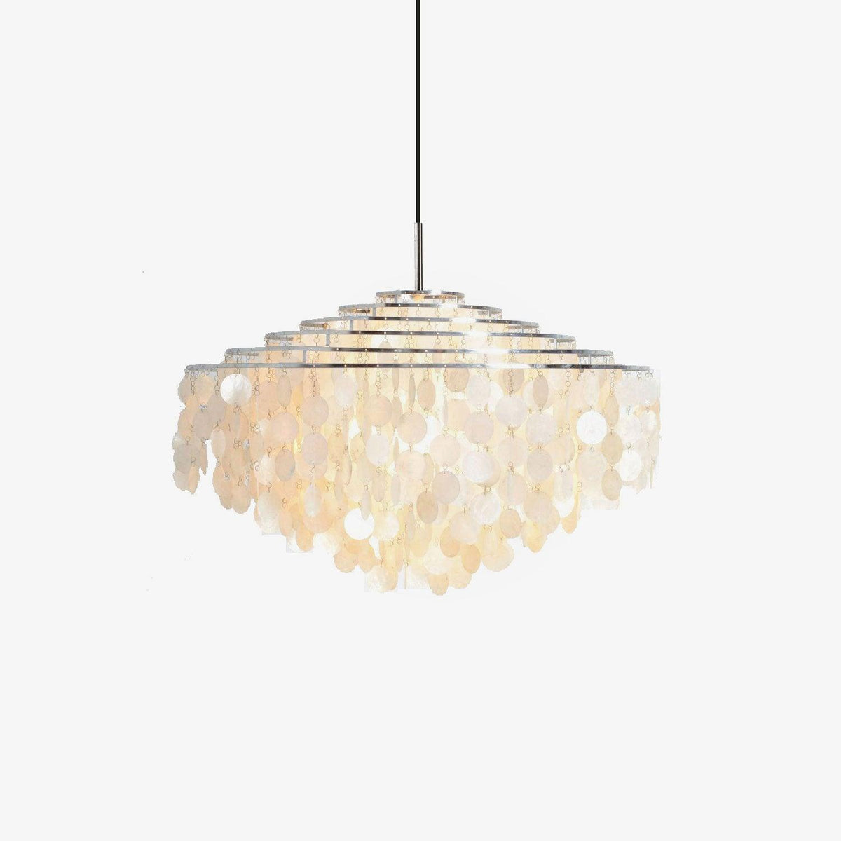 Rivena hanglamp Ronde Schelp Ring