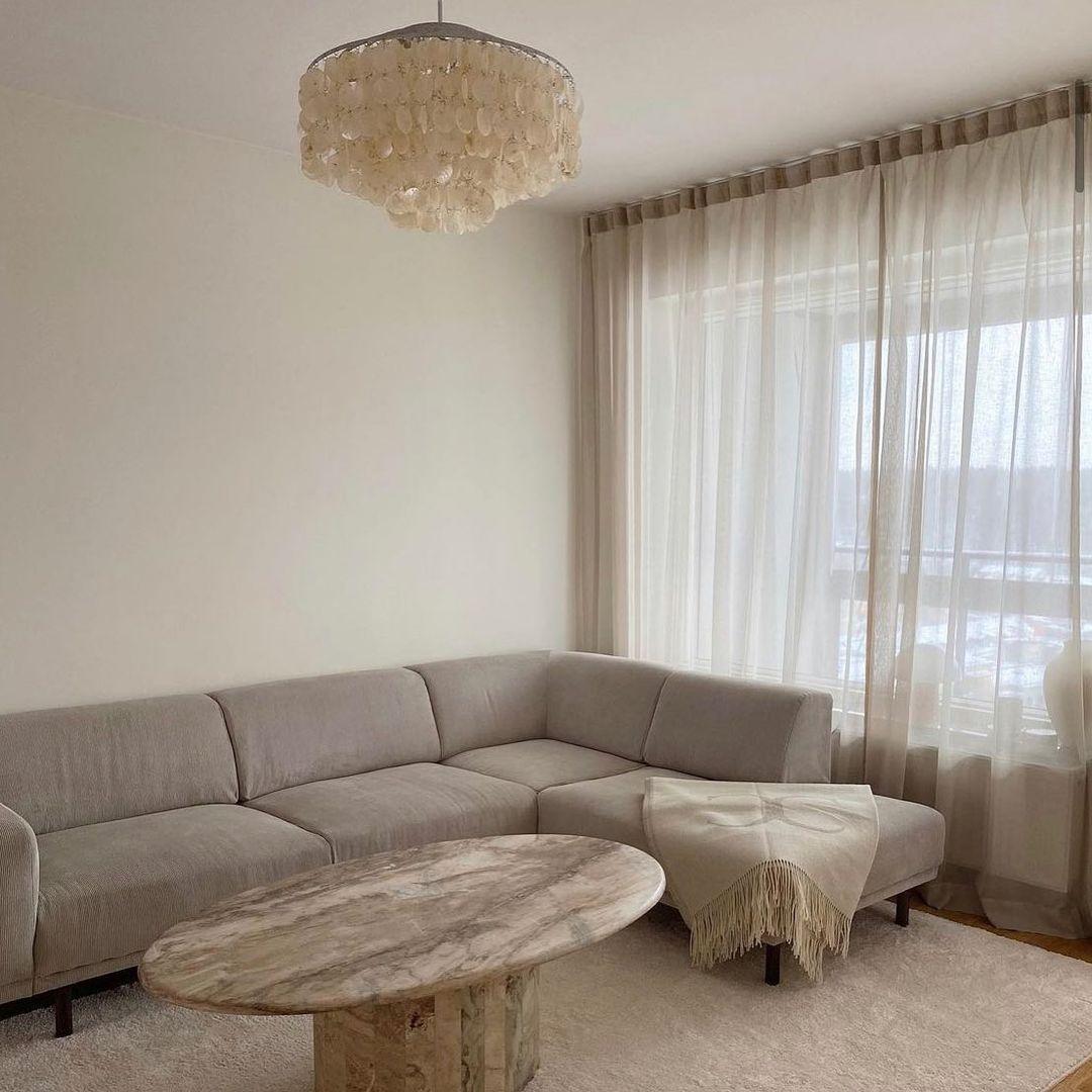 Rivena hanglamp Ronde Schelp Ring