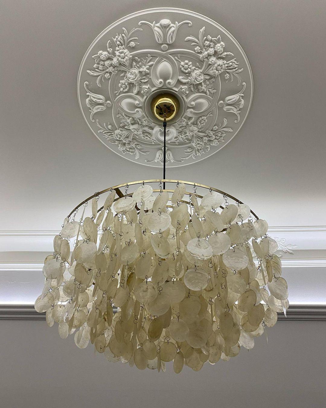 Rivena hanglamp Ronde Schelp Ring