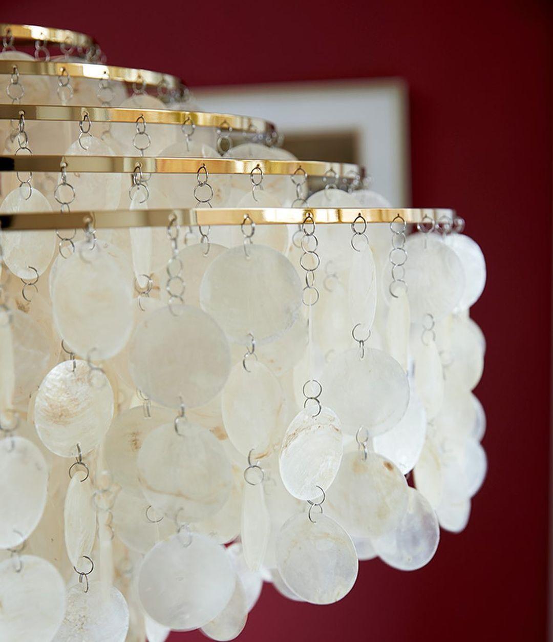 Rivena hanglamp Ronde Schelp Ring
