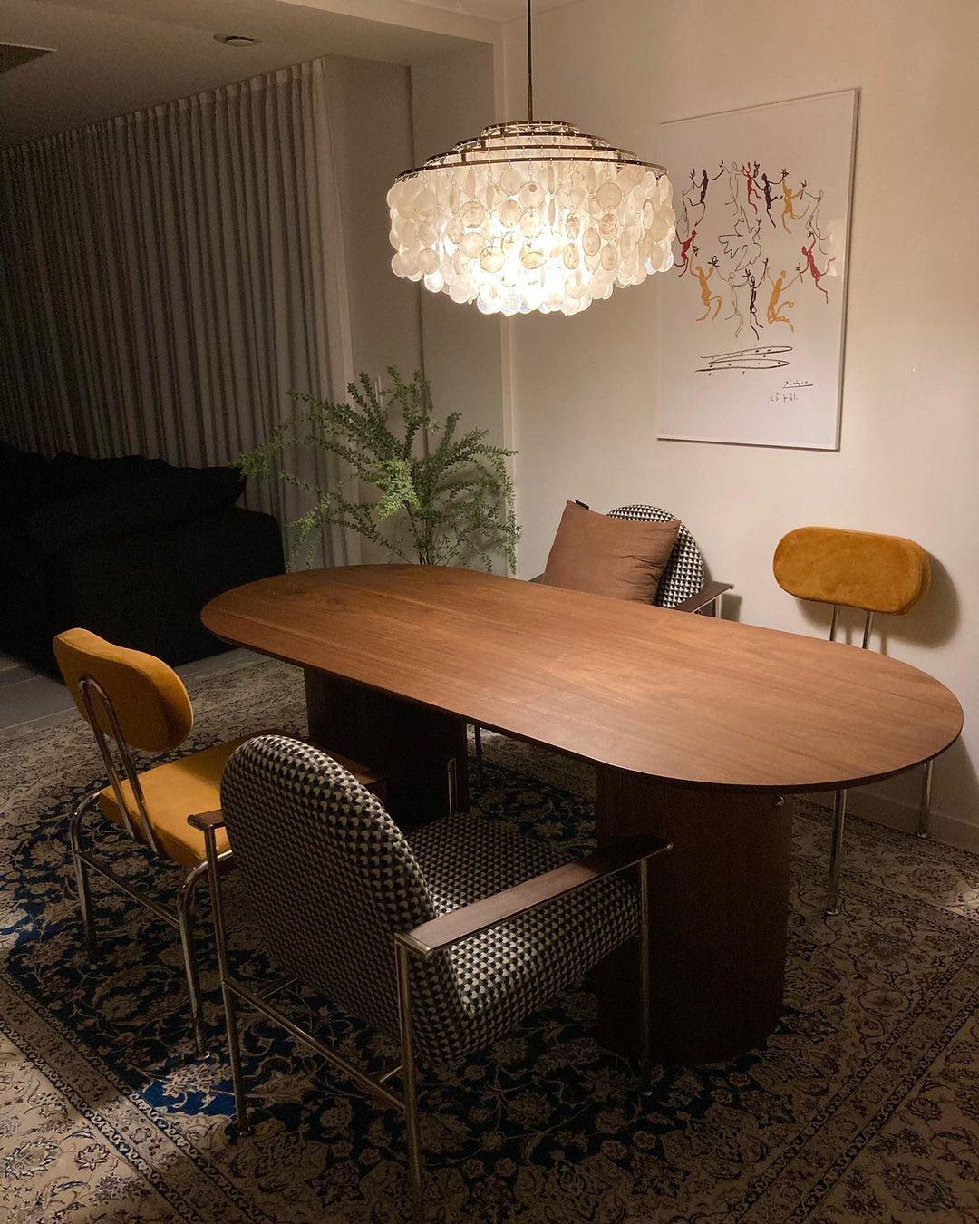 Rivena hanglamp Ronde Schelp Ring