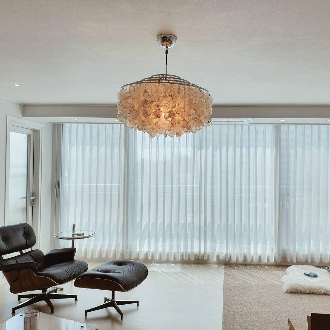 Rivena hanglamp Ronde Schelp Ring