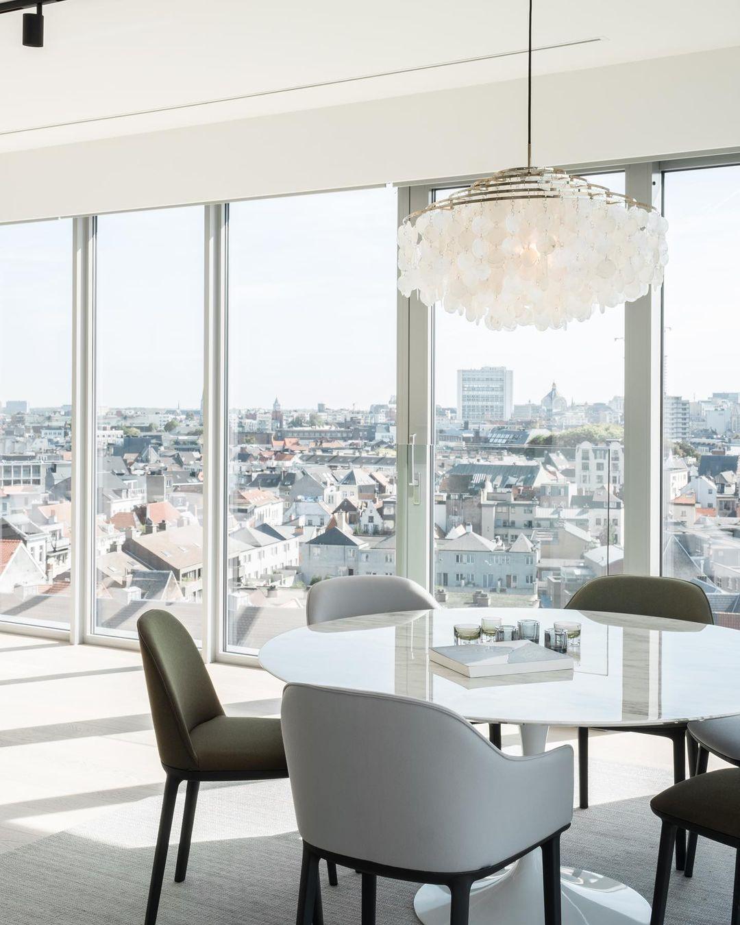 Rivena hanglamp Ronde Schelp Ring