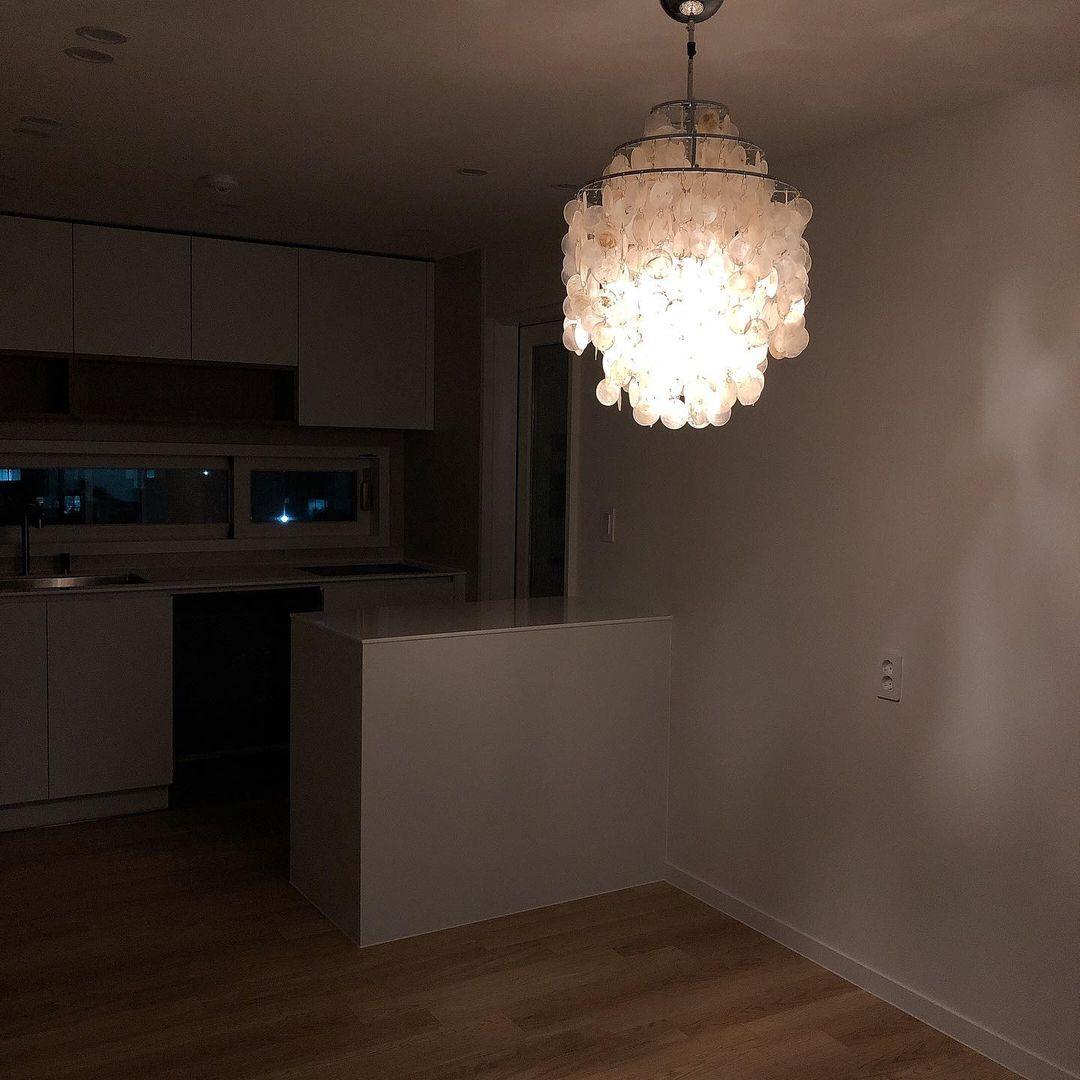 Rivena hanglamp Ronde Schelp Ring