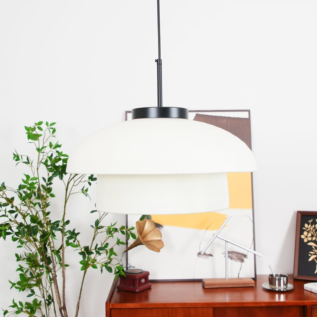 Zelvin stoffen artistieke hanglamp