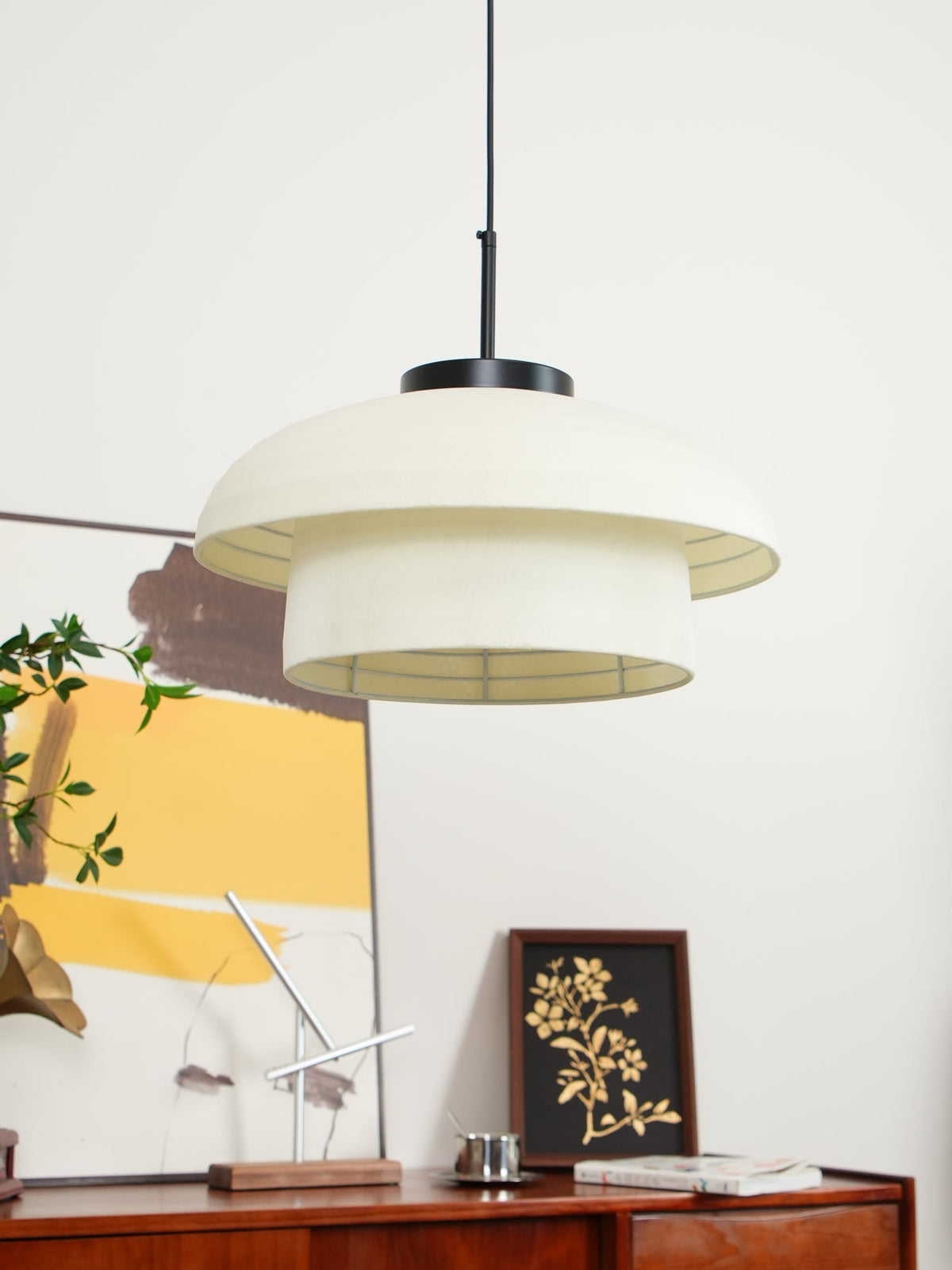 Zelvin stoffen artistieke hanglamp